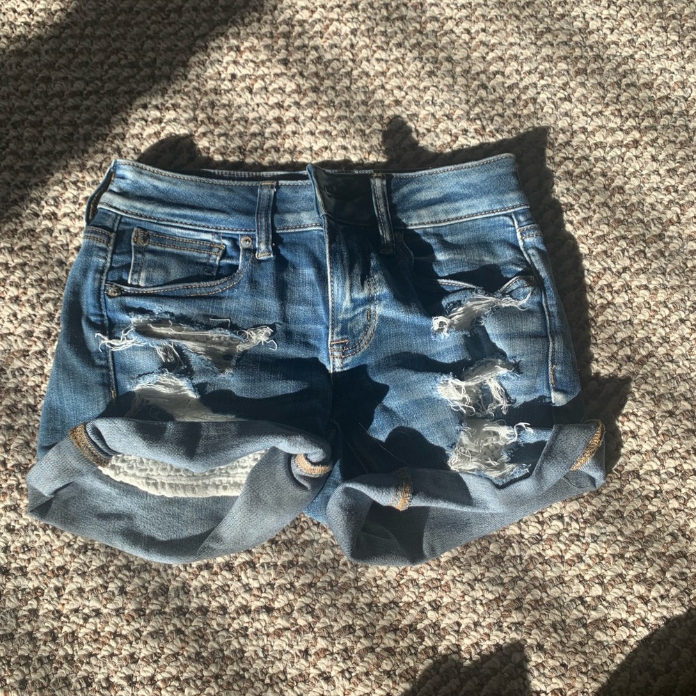 American eagle jean shorts